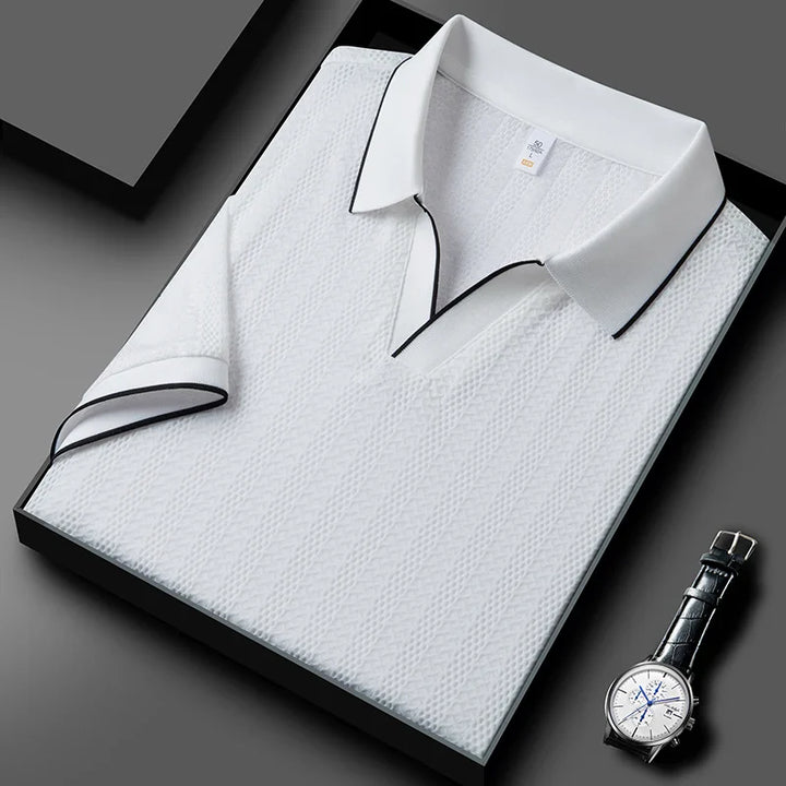 Men's Knitted Polo Shirt
