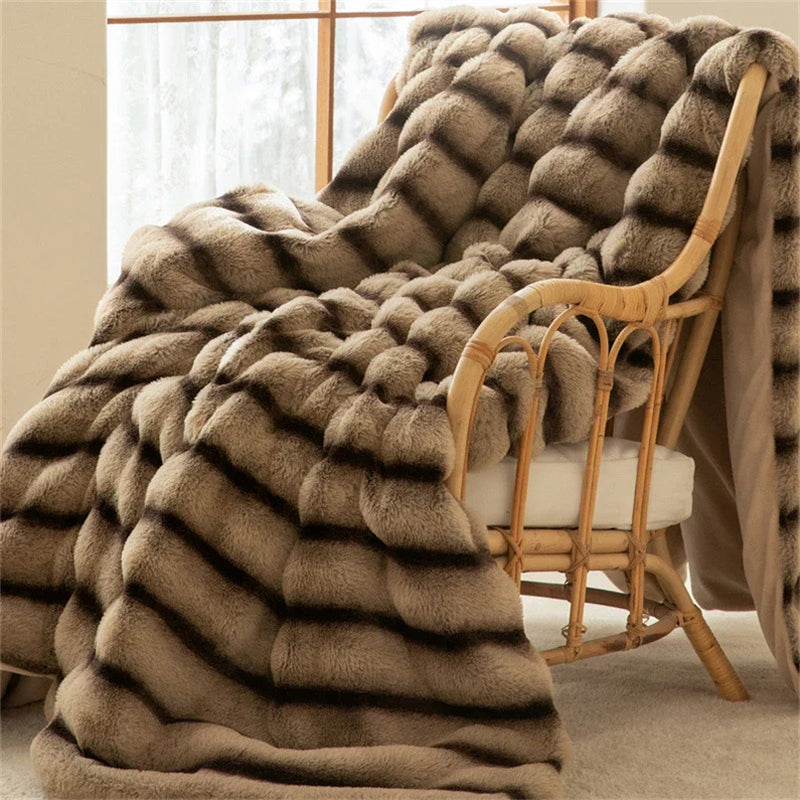 Cozy Luxury Fur Blanket-Omni Prime Goods