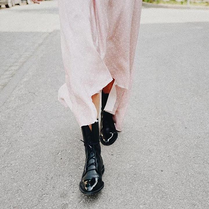 Sapphira | Women’s Lace-Up Leather Ankle Booties-Omni Prime Goods