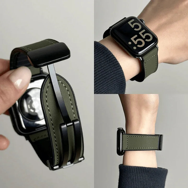Genuine Leather Watch Band for Apple Watch