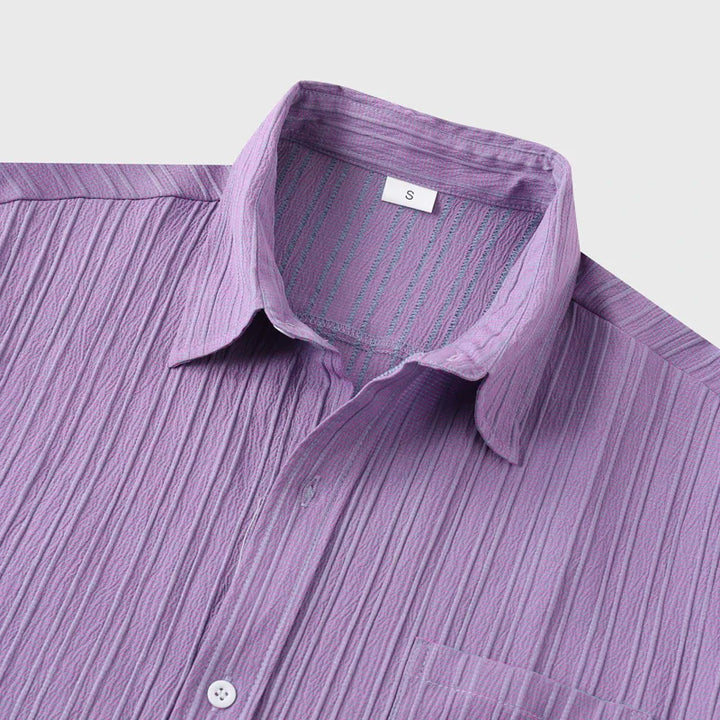 Men's Coastal Linen Button-Up Shirt