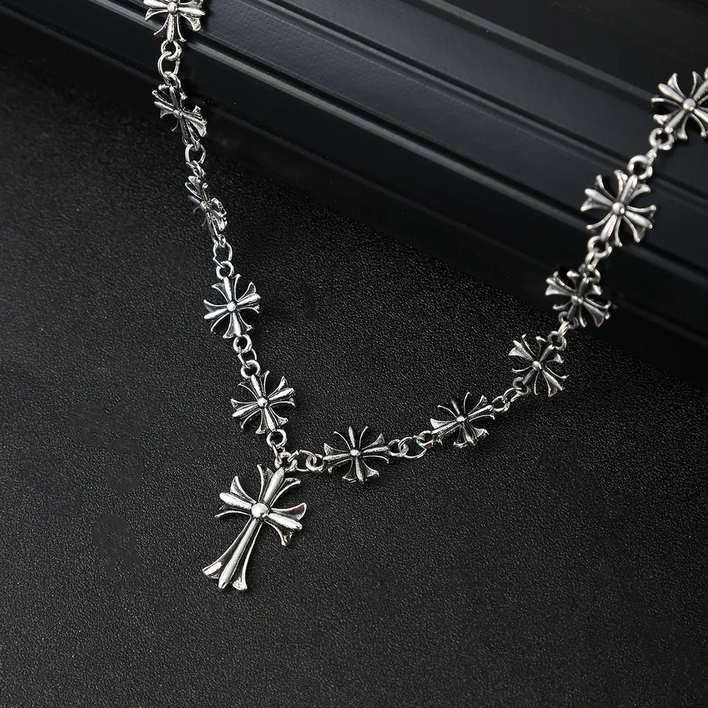 Elegant Cross Pendant Necklace-Omni Prime Goods