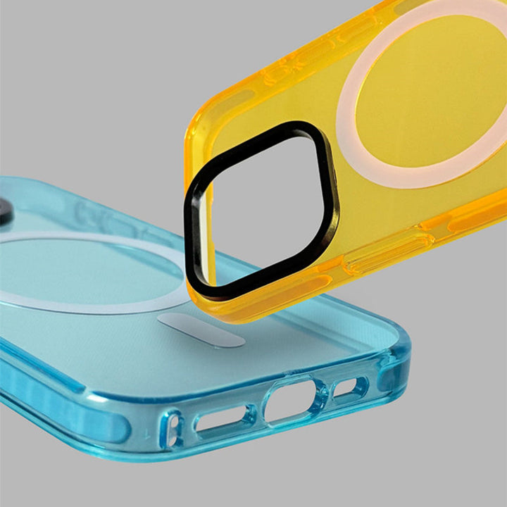Vibrant Neon Edge Phone Case for iPhone
