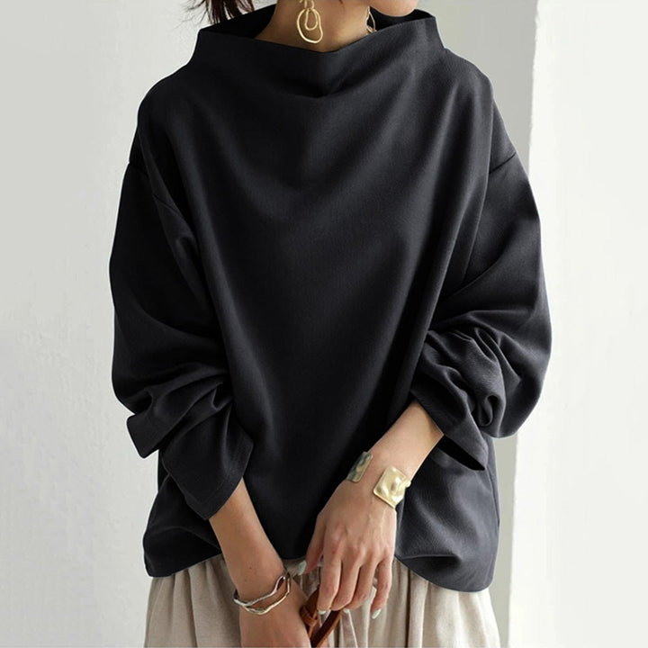 Women's High Neck Soft Knit Top