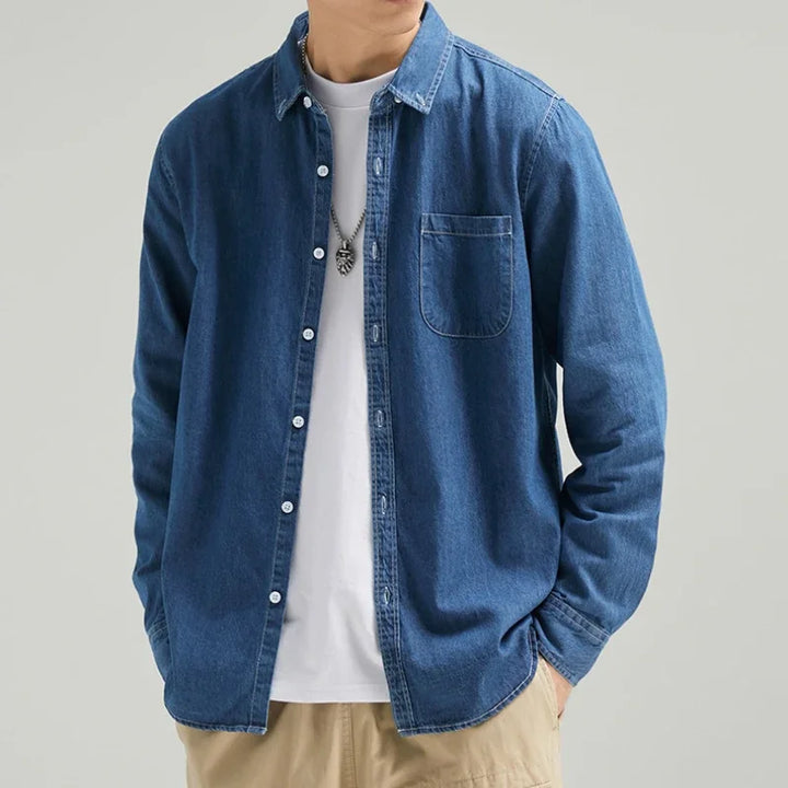 Men's Casual Denim Shirt