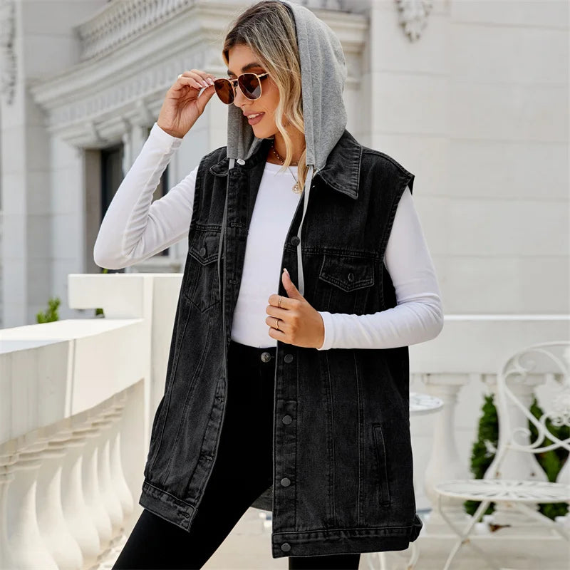 Women's Denim Vest
