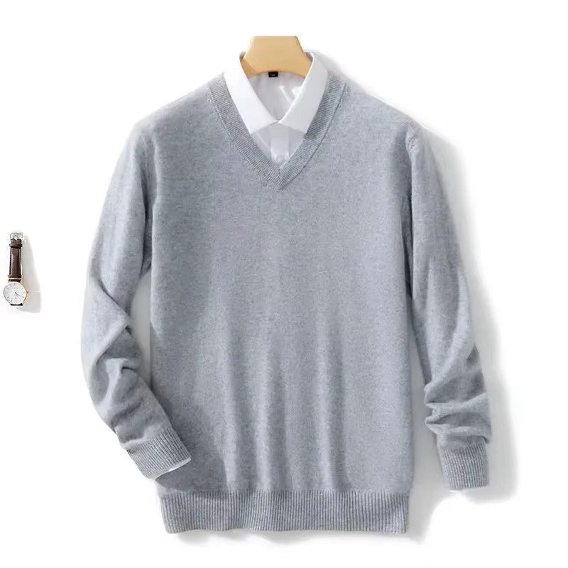 Men's V-Neck Sweater | Classic Design for Versatile Outfits