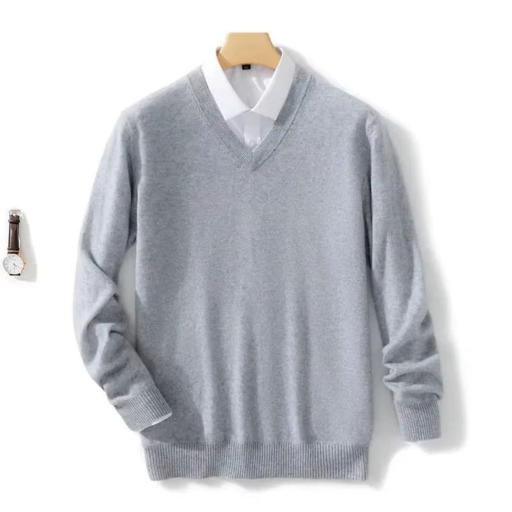 Men's V-Neck Sweater | Classic Design for Versatile Outfits
