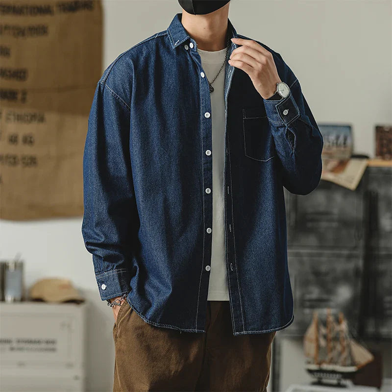 Men's Casual Denim Shirt