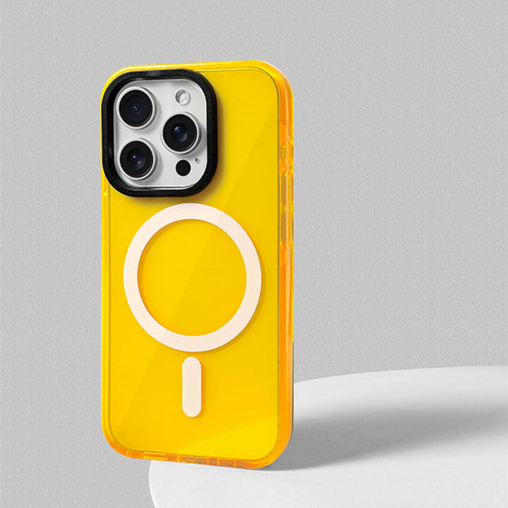 Vibrant Neon Edge Phone Case for iPhone