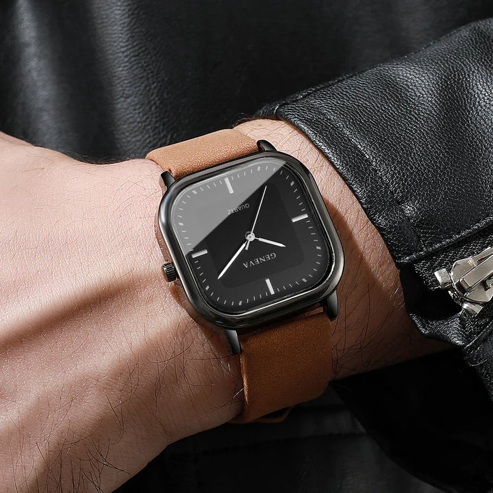 Elegant Square Dial Watch for Timeless Style