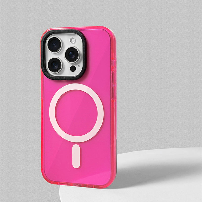 Vibrant Neon Edge Phone Case for iPhone