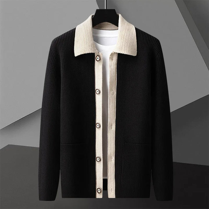 Men's Knit Cardigan Sweater