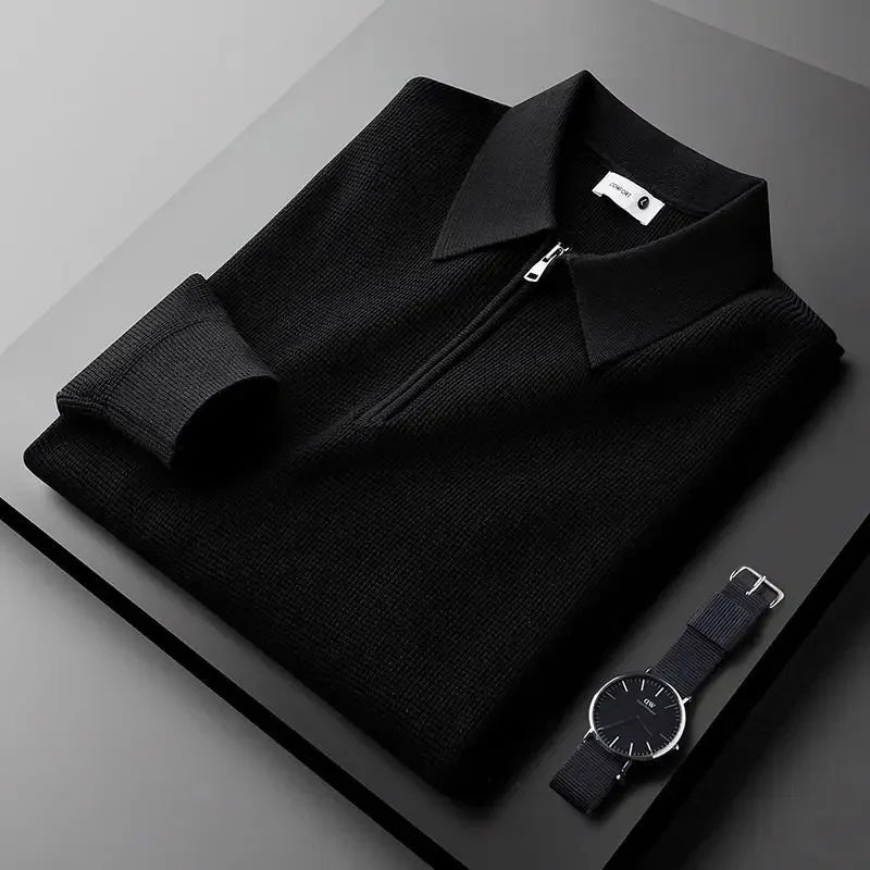 Men's Waffle Knit Casual Shirt
