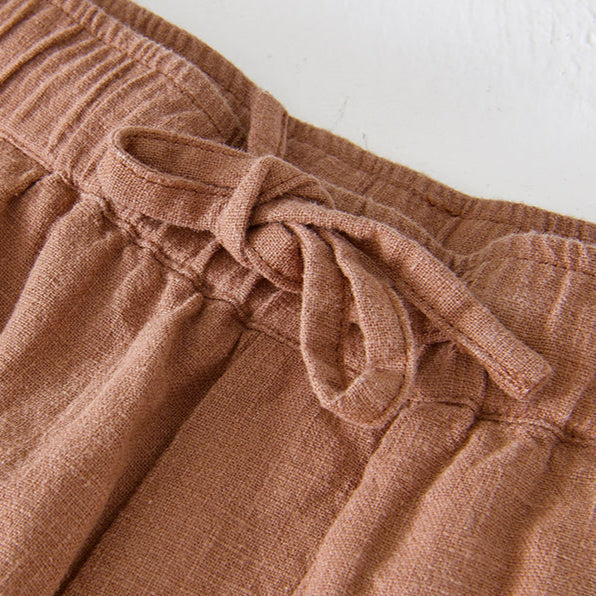 Men's Linen Blend Casual Shorts