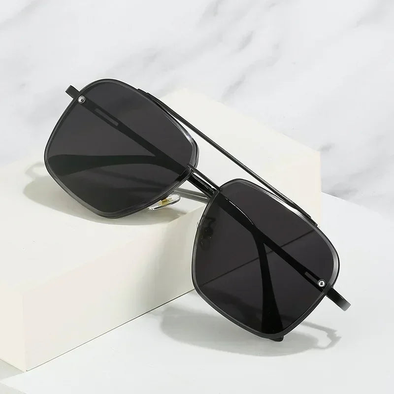 Men's Square Aviator Style Stylish Sunglasses