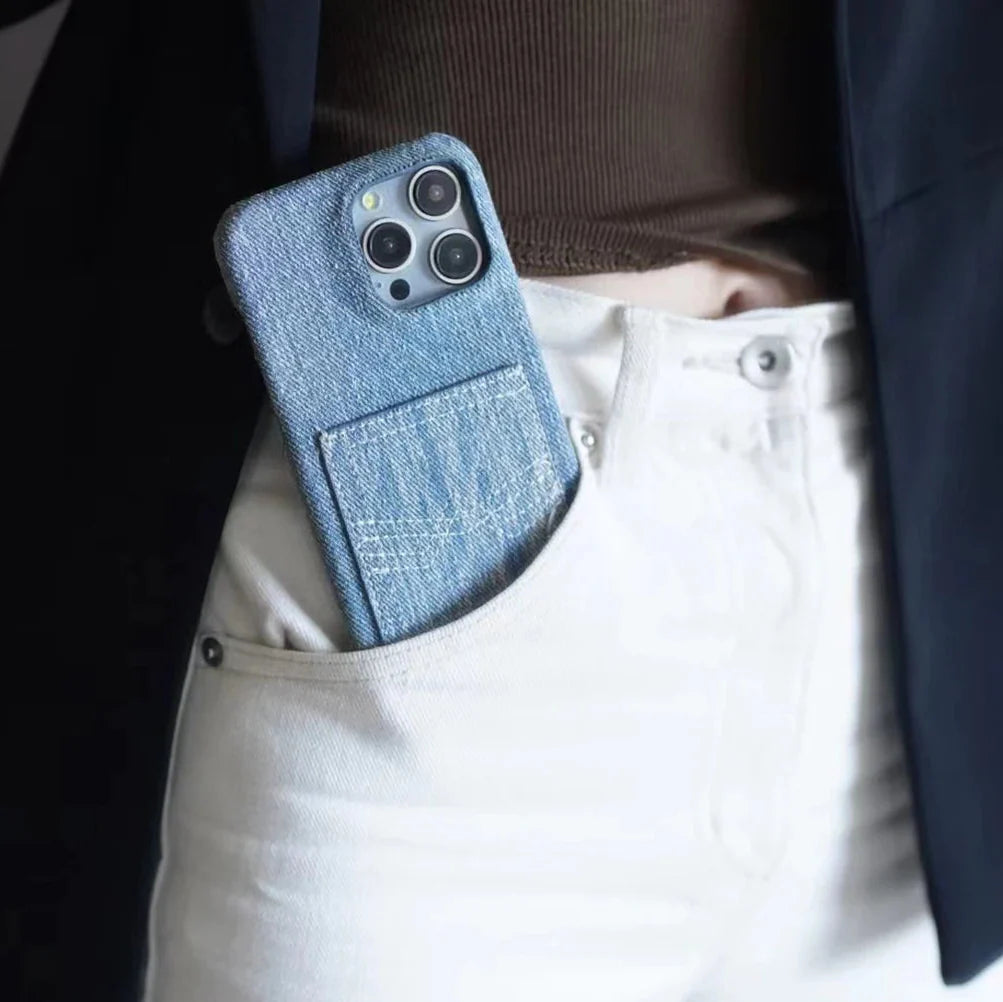 Blue Denim iPhone Case
