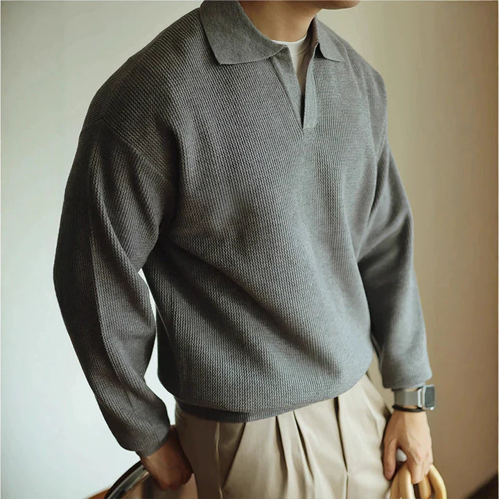 Men's Knit Polo Shirt