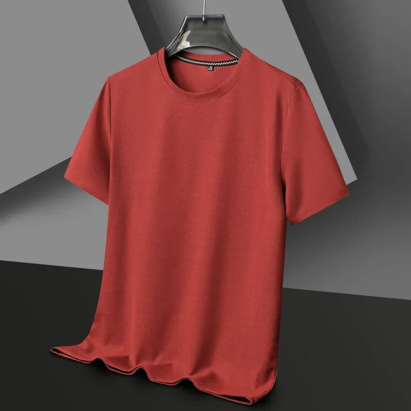 Men's Waffle Knit Casual T-Shirt