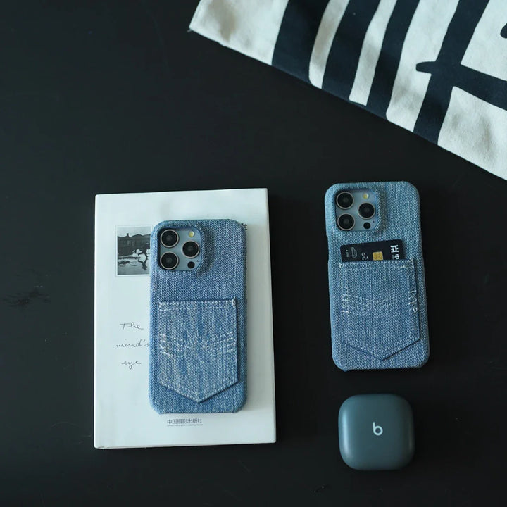 Blue Denim iPhone Case