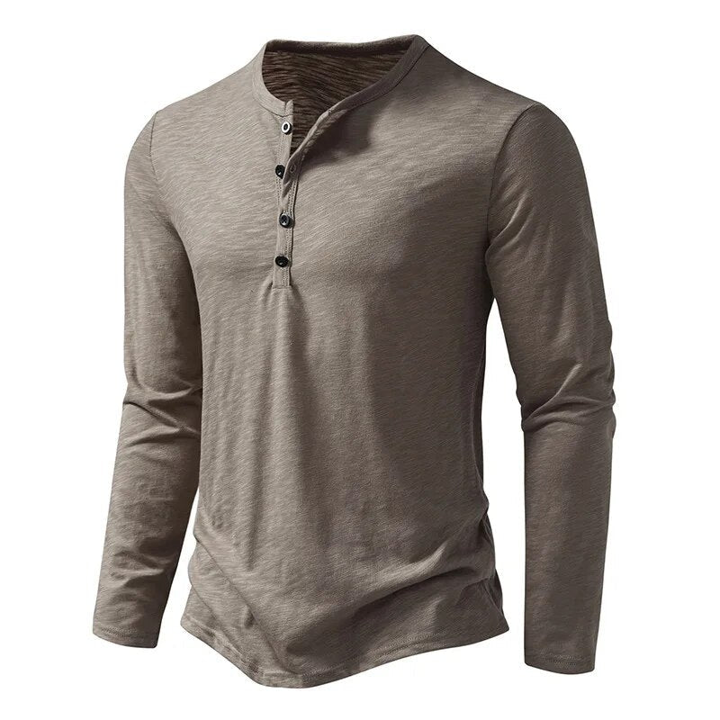 Men's Classic Henley Shirt