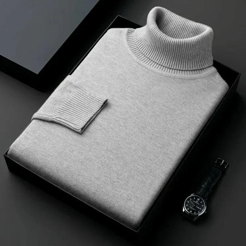 Men's Elegant and Comfortable Turtleneck Sweater