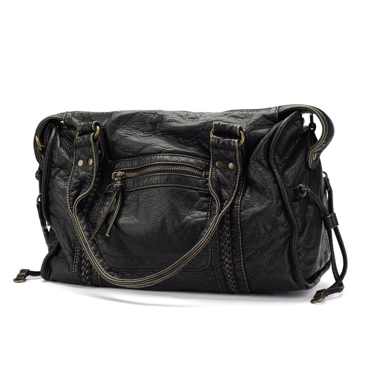 Claire | Women's Vegan Leather Structured Shoulder Bag