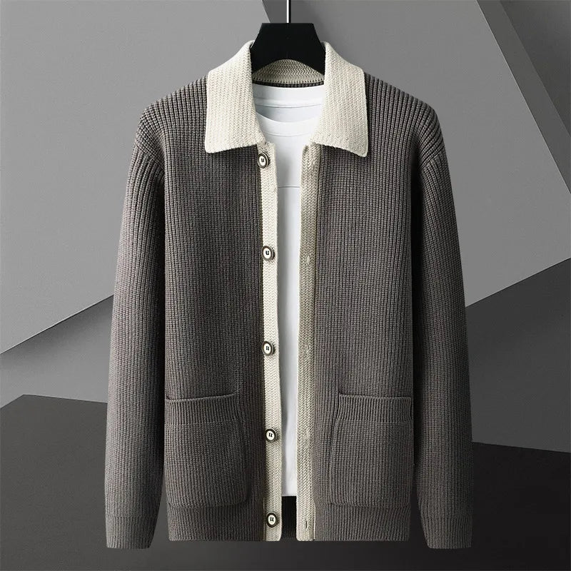 Men's Knit Cardigan Sweater