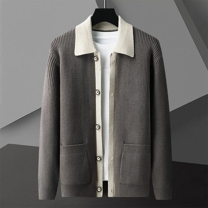 Men's Knit Cardigan Sweater
