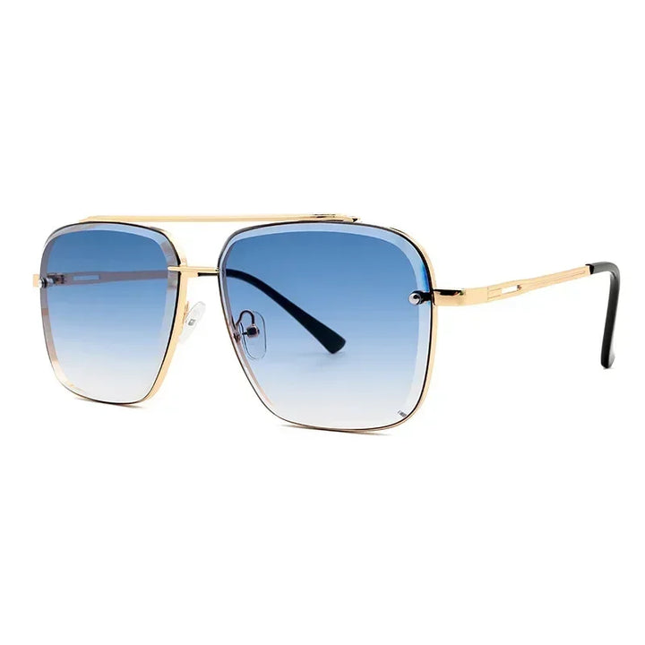 Men's Square Aviator Style Stylish Sunglasses