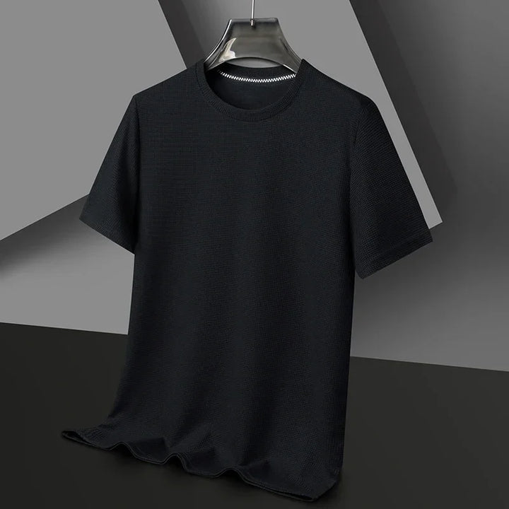 Men's Waffle Knit Casual T-Shirt