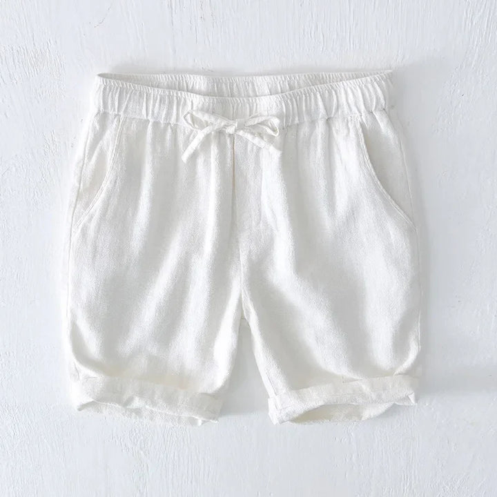 Men's Linen Blend Casual Shorts
