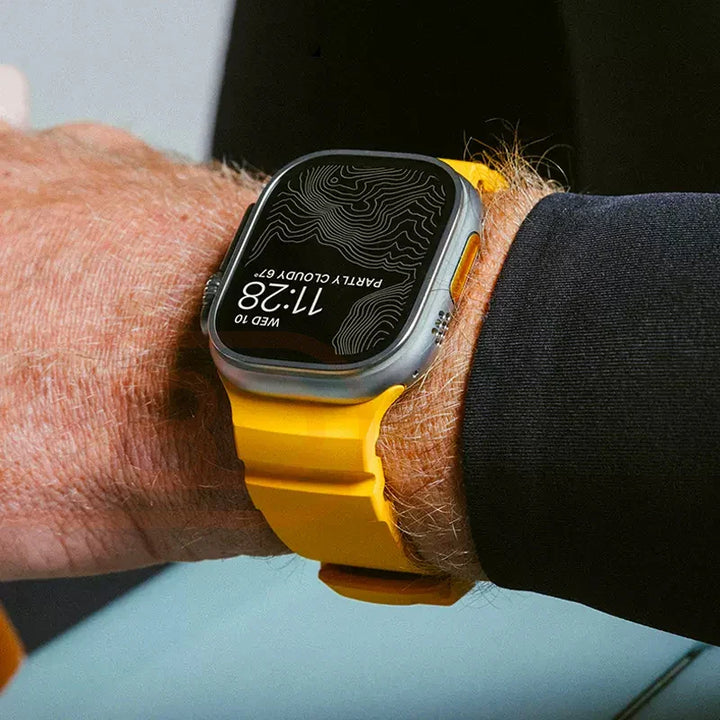 Stylish Black Smartwatch Band for Apple Devices