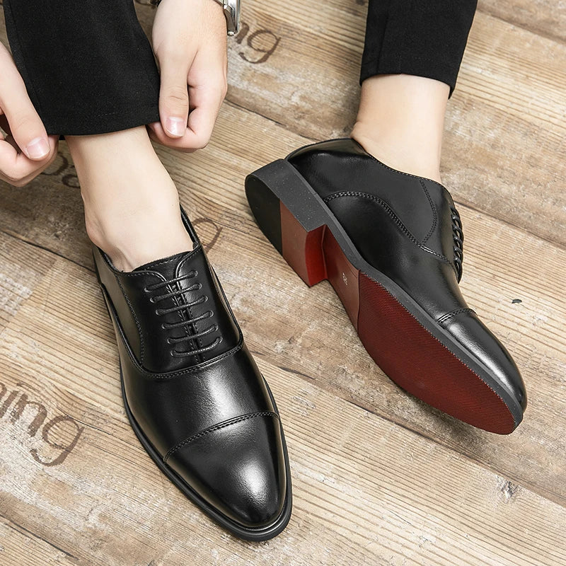 Luca | Men's Premium Italian Leather Oxford Dress Shoes