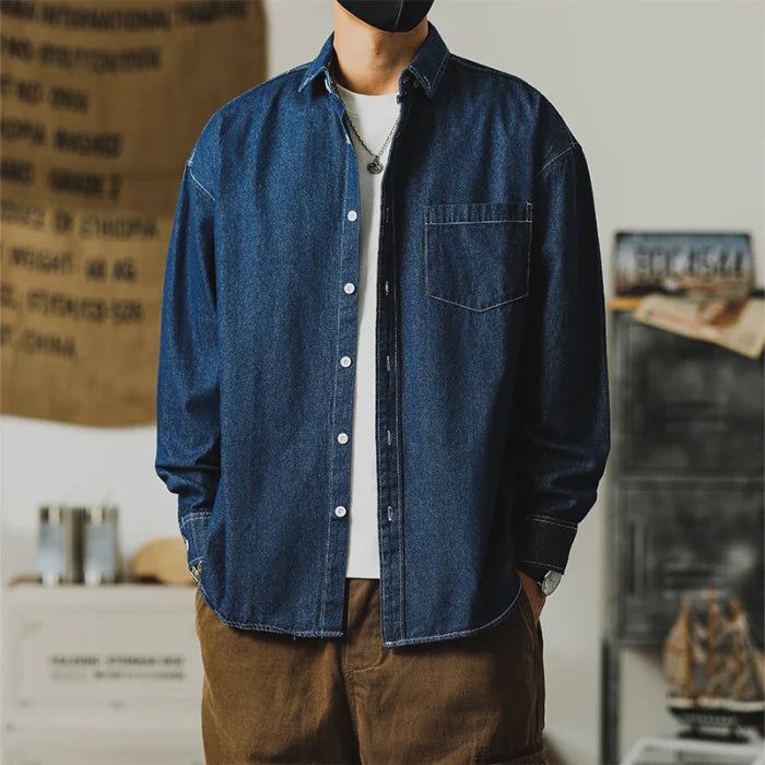 Men's Casual Denim Shirt