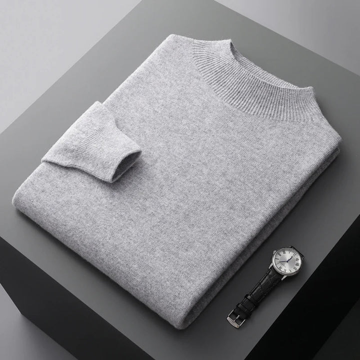 Men's Classic Long Sleeve Crew Neck Sweater
