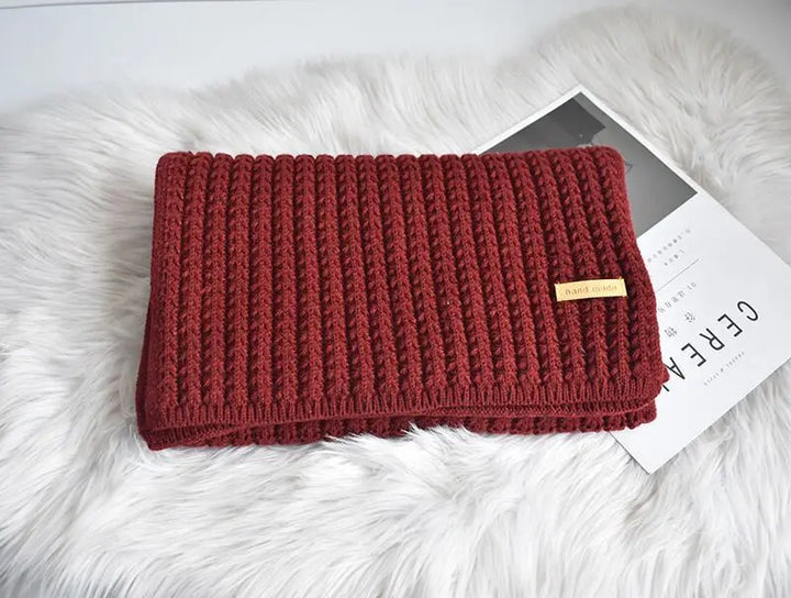 Women's Cozy Long Knitted Scarf