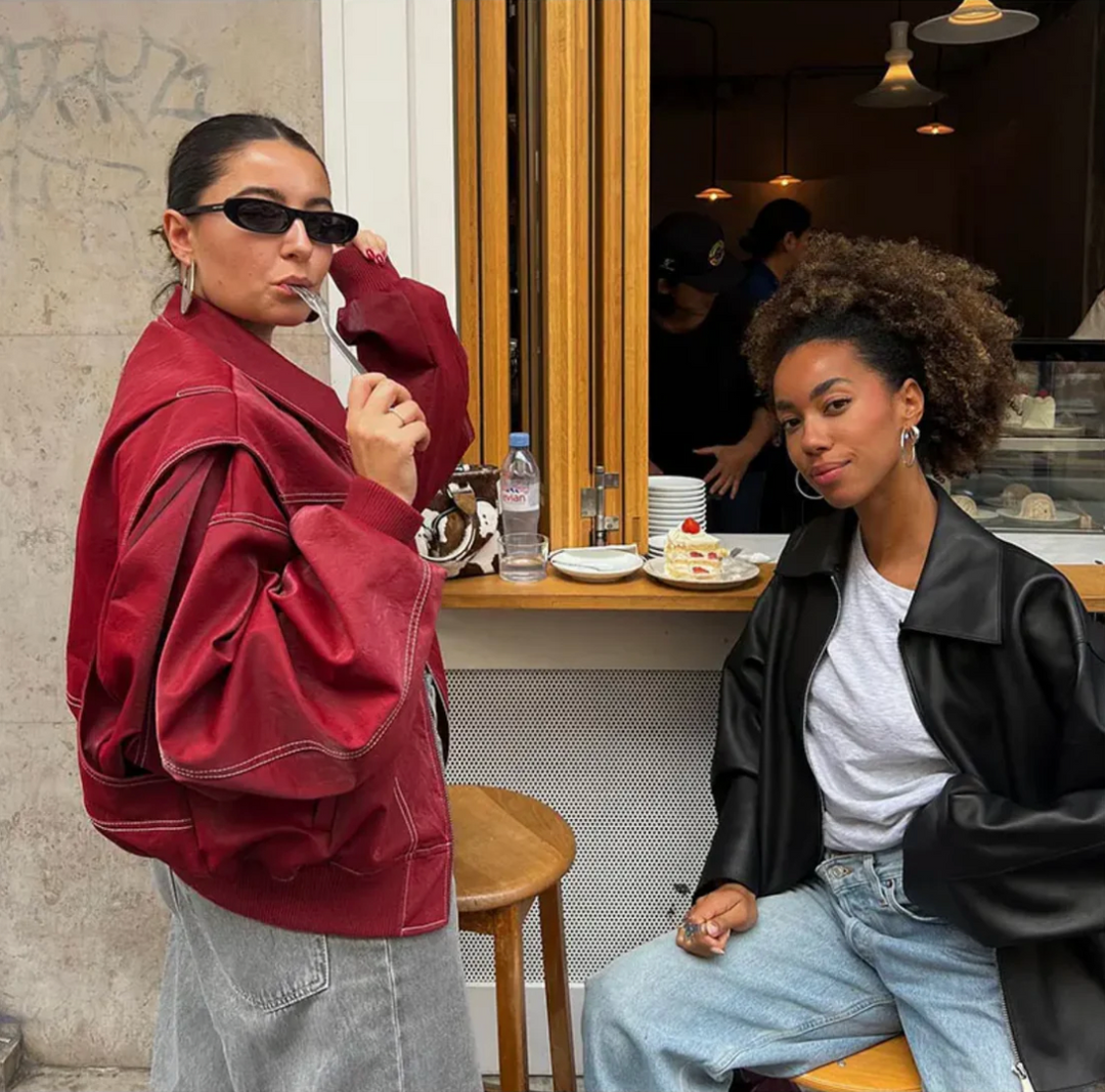 Women's Oversized Bomber Jacket