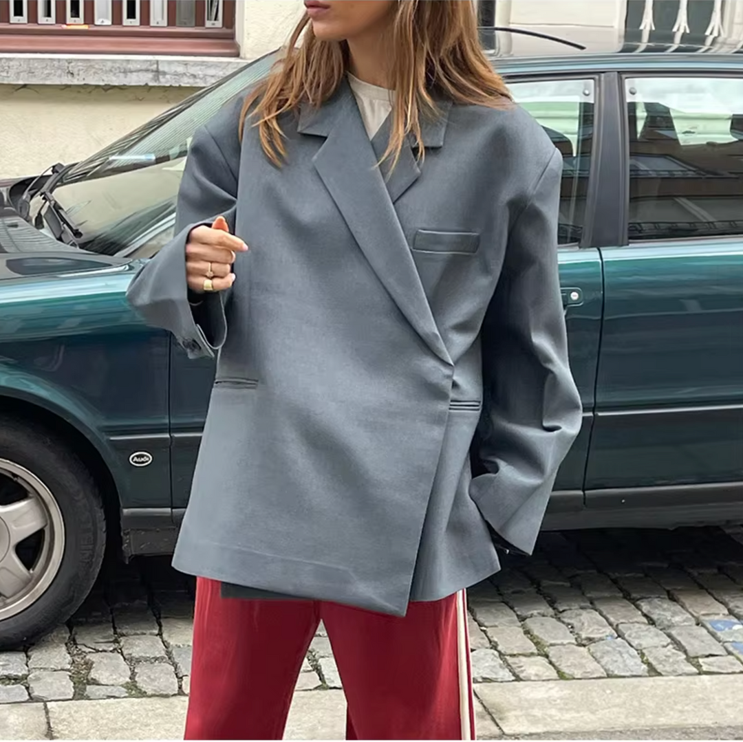 Women's Chic Oversized Blazer for Effortless Style