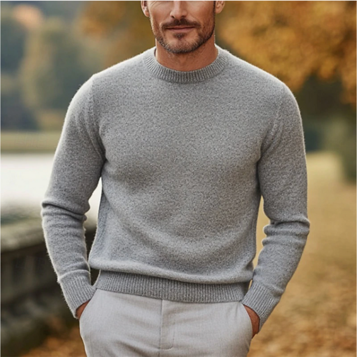 Men's Classic Knit Sweater | Timeless Fashion Essential