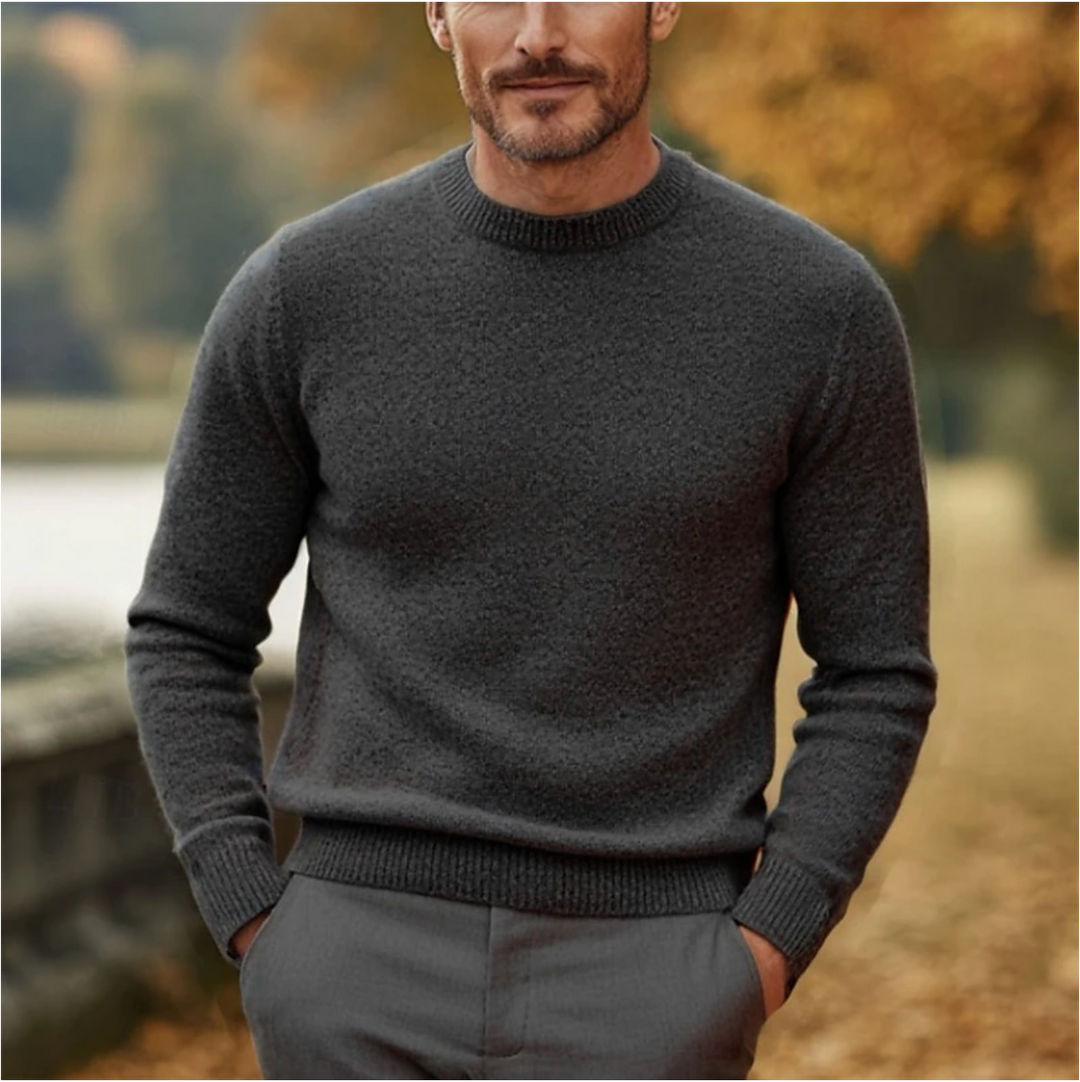Men's Classic Knit Sweater | Timeless Fashion Essential