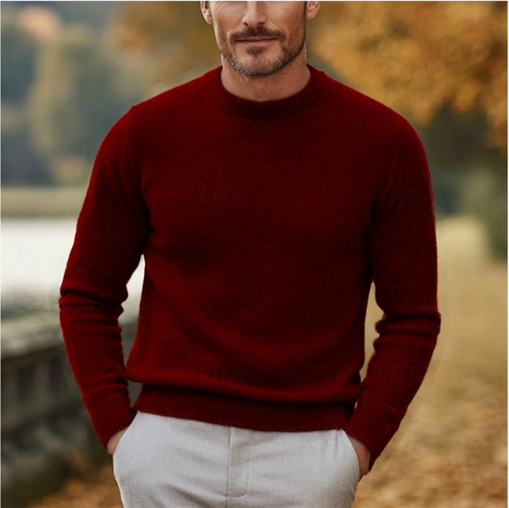 Men's Classic Knit Sweater | Timeless Fashion Essential