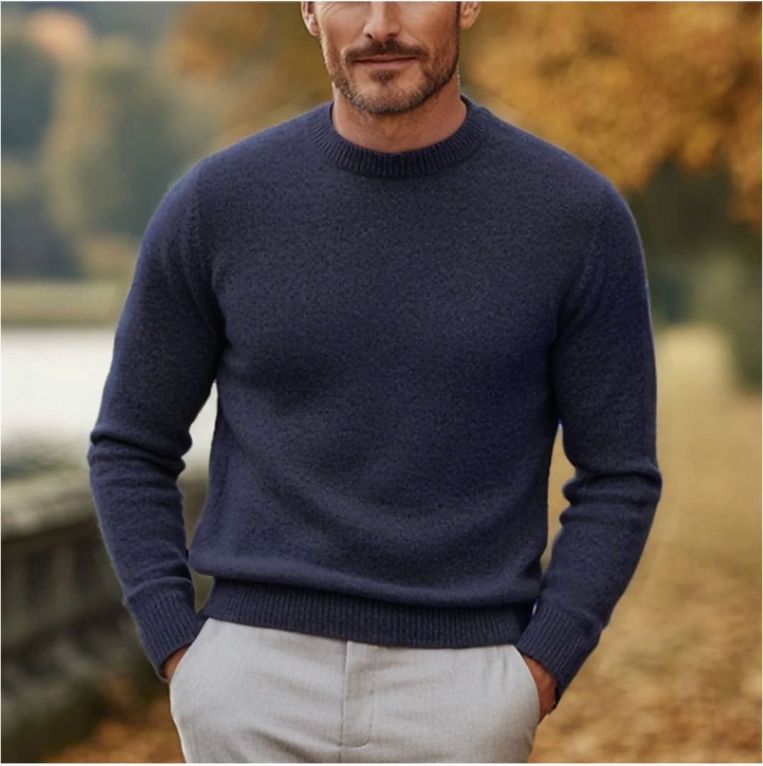 Men's Classic Knit Sweater | Timeless Fashion Essential