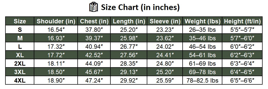 Men's Insulated Winter Parka Jacket with Hood - Windproof Coat