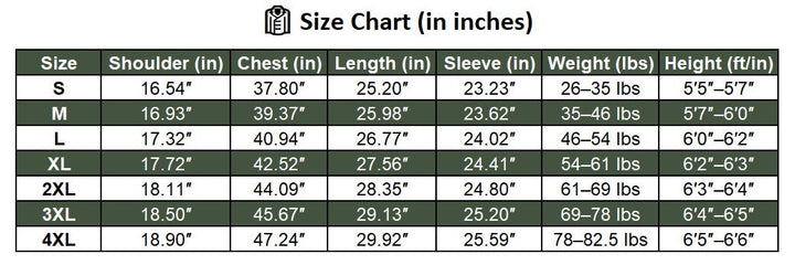 Men's Insulated Winter Parka Jacket with Hood - Windproof Coat