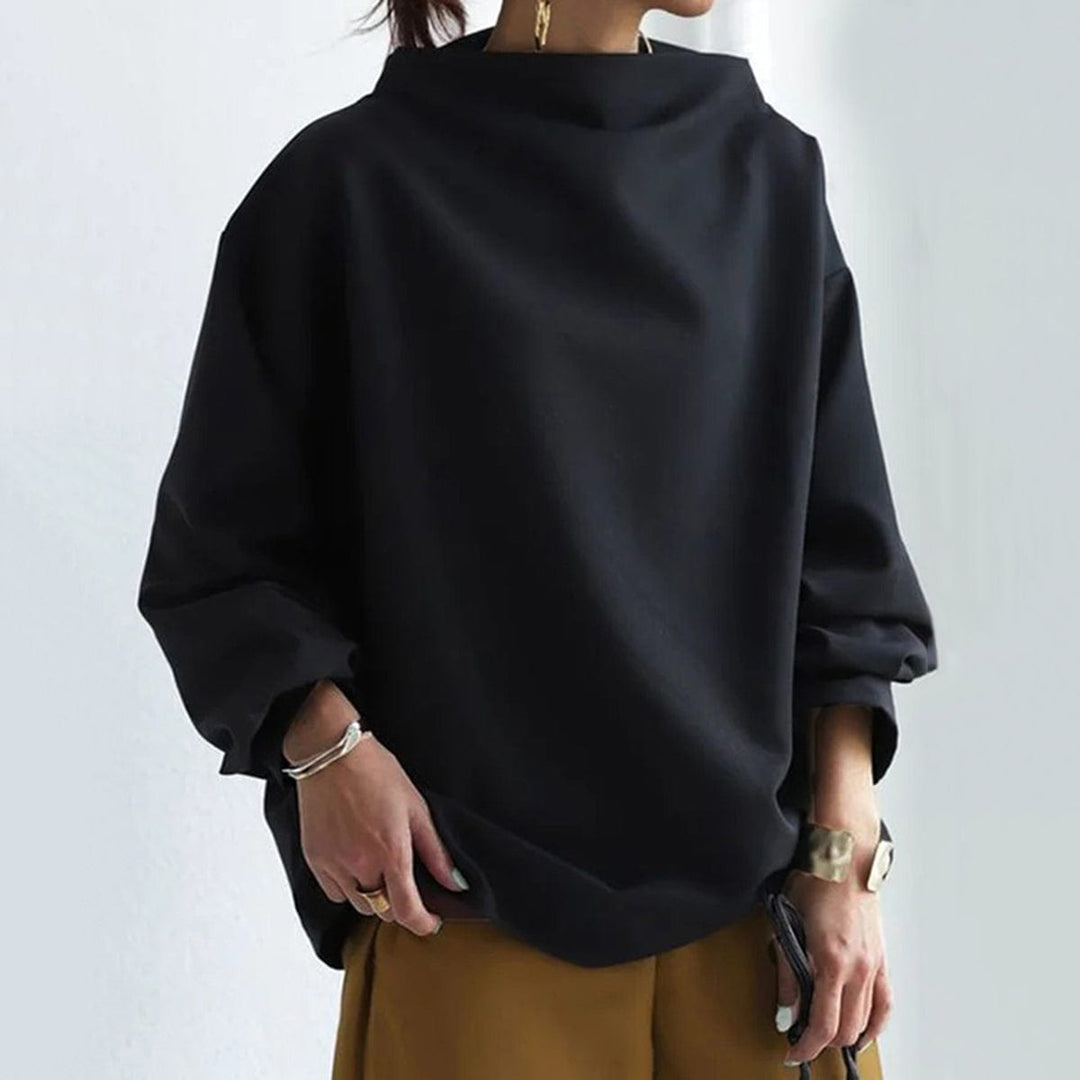 Women's High Neck Soft Knit Top