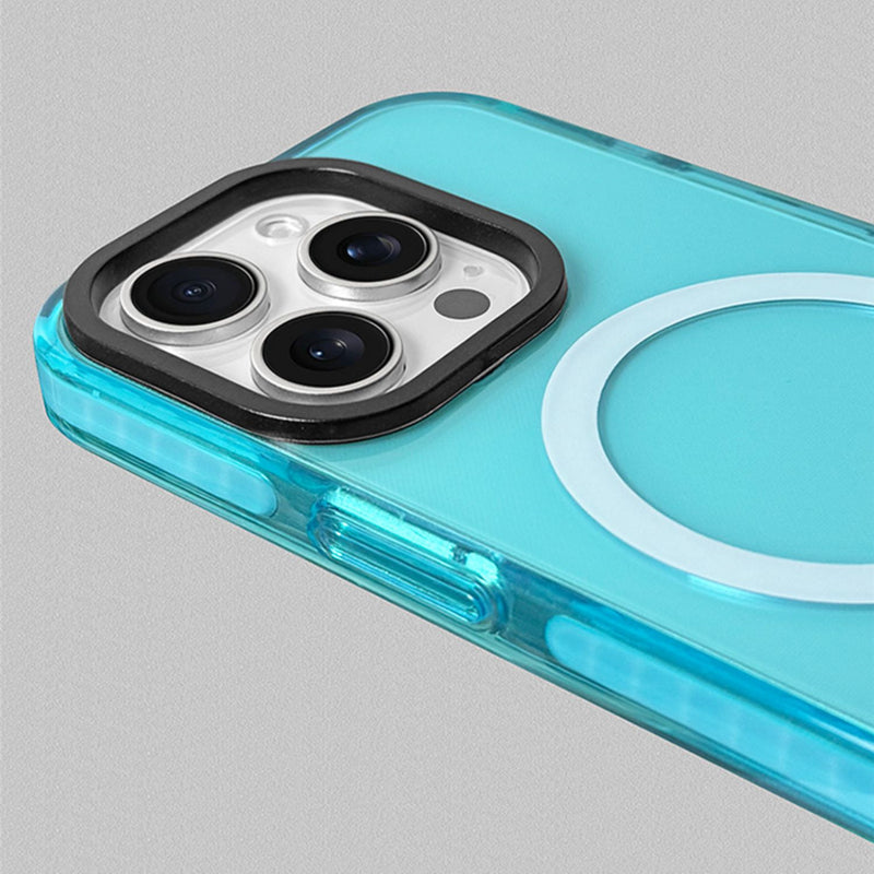 Vibrant Neon Edge Phone Case for iPhone