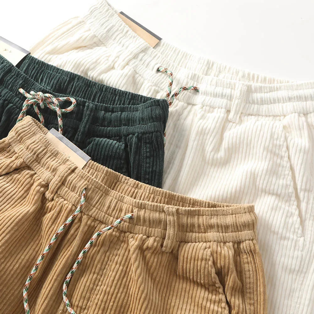 Men's Corduroy Casual Shorts