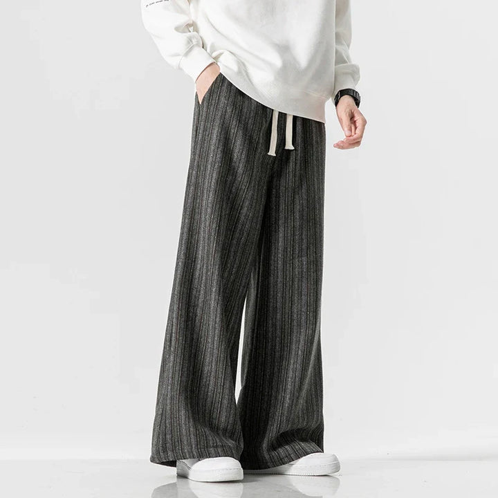 Men's Striped Casual Trousers