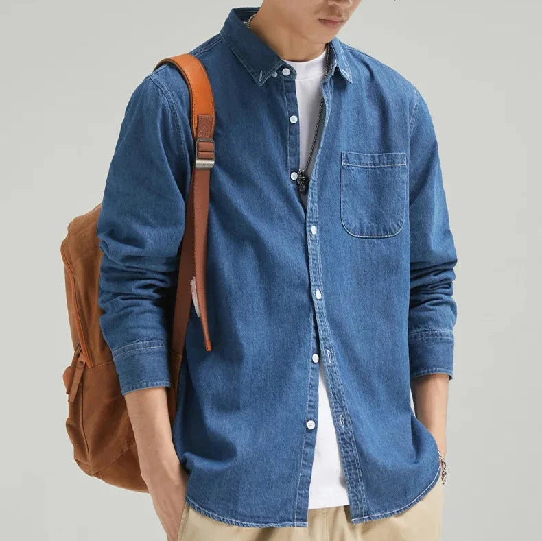 Men's Casual Denim Shirt